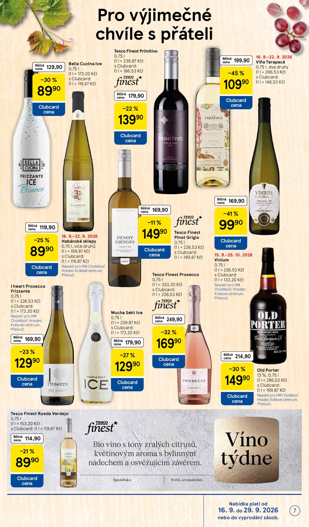 Leták Tesco - Tesco hypermarkety od 16.9. do 22.9.2026 - strana 7 Leták Tesco - Tesco hypermarkety od 16.9. do 22.9.2026 - strana 7