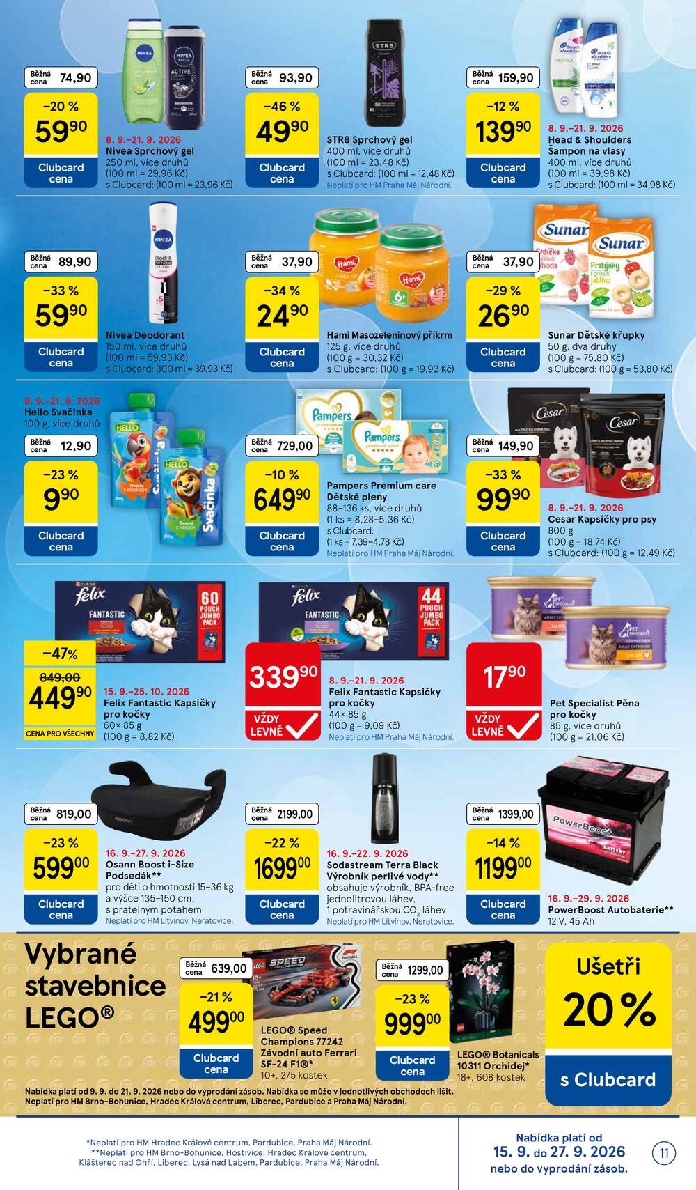 Leták Tesco - Tesco hypermarkety od 16.9. do 22.9.2026 - strana 11