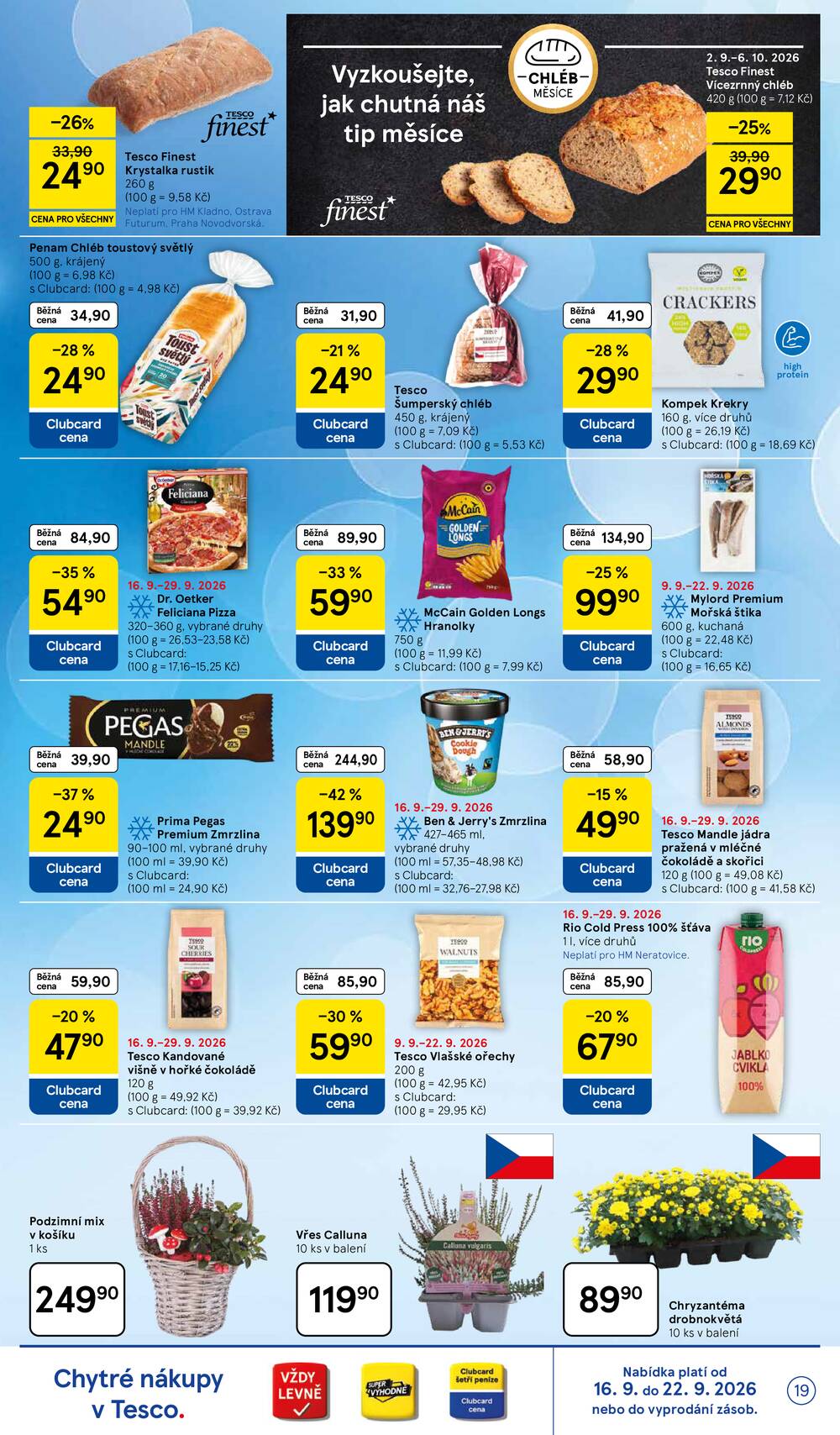 Leták Tesco - Tesco hypermarkety od 16.9. do 22.9.2026 - strana 19