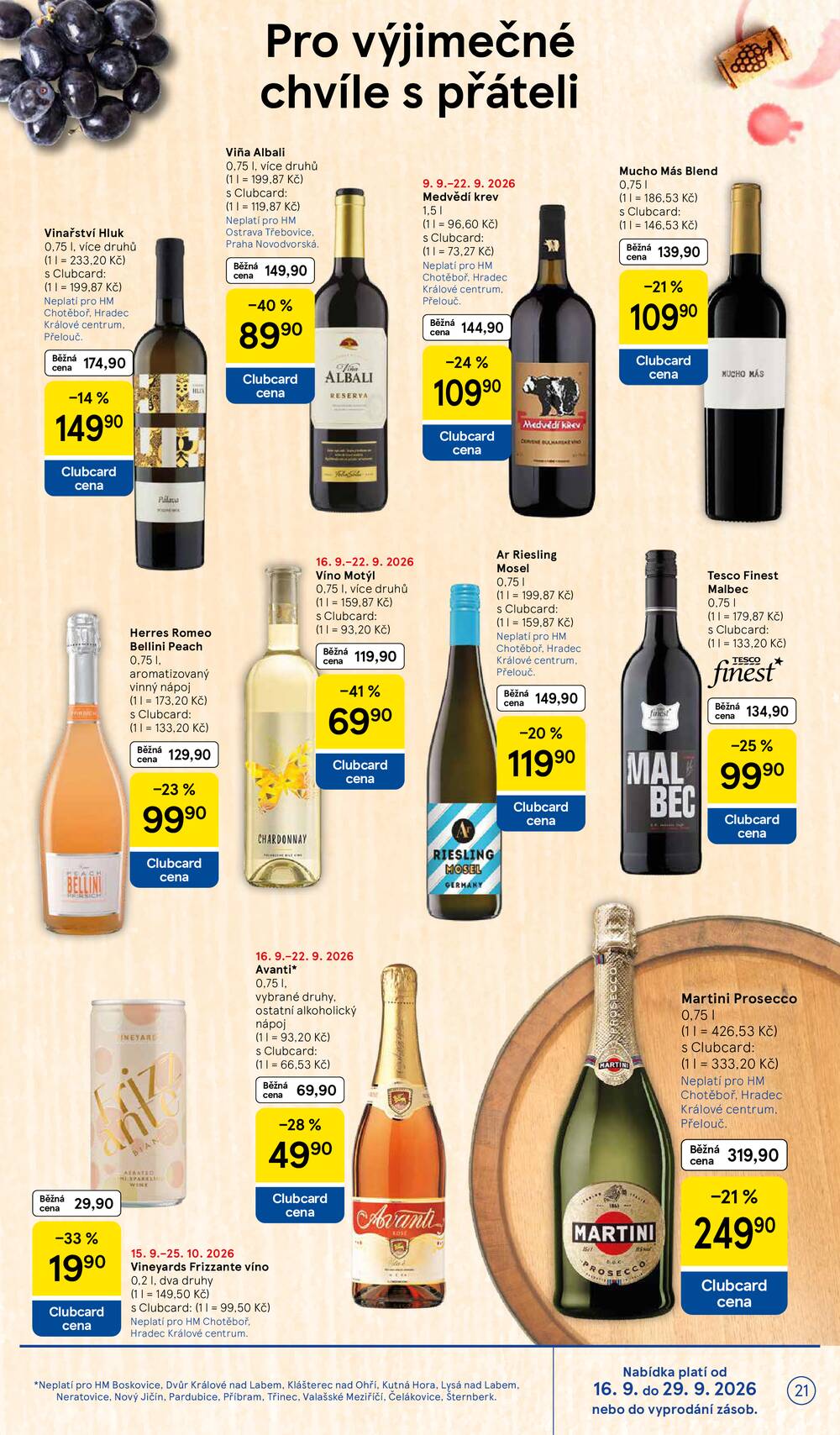 Leták Tesco - Tesco hypermarkety od 16.9. do 22.9.2026 - strana 21