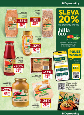 BILLA od 16.9. do 22.9.2026