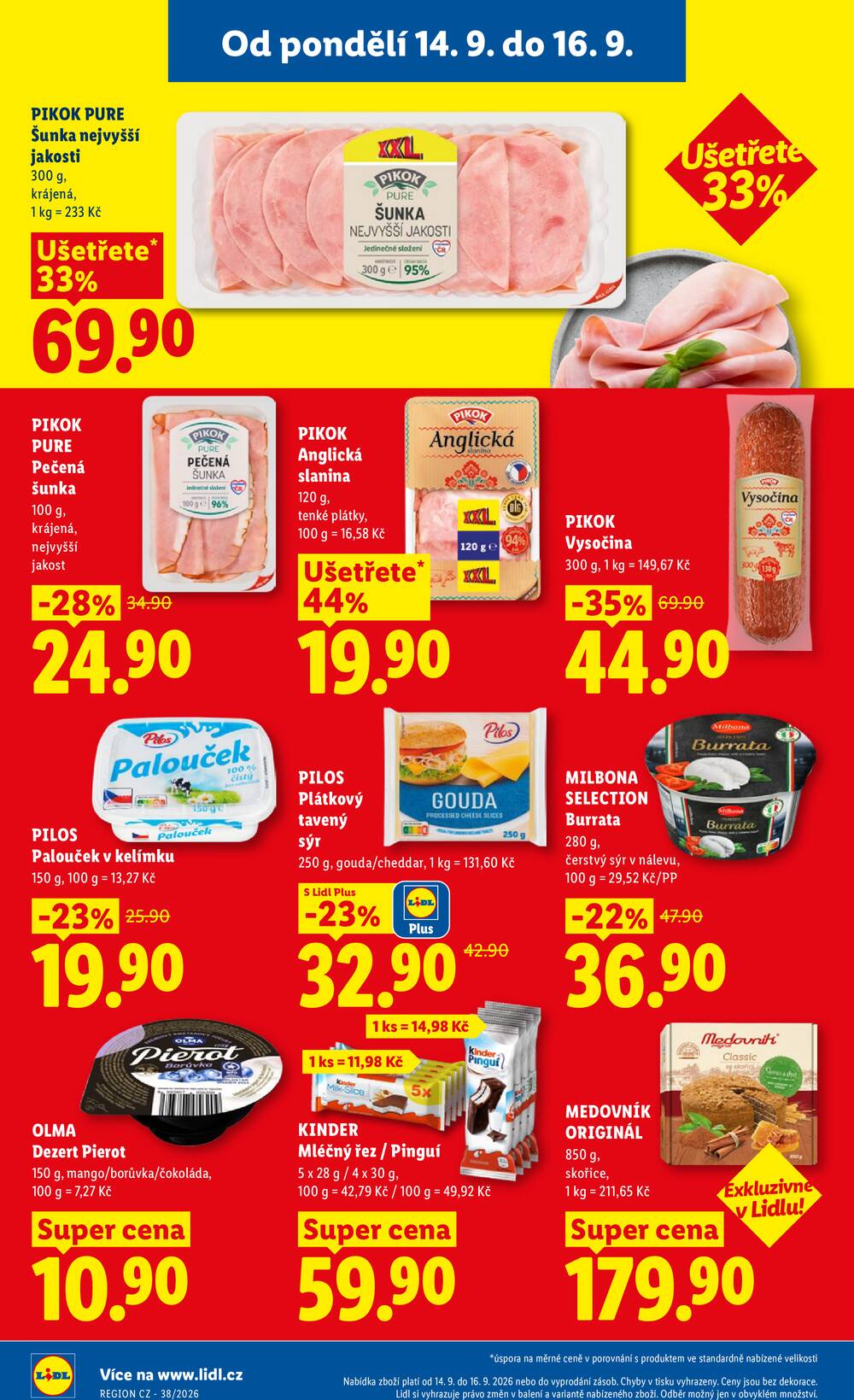 Lidl od 14.9. do 16.9.2026