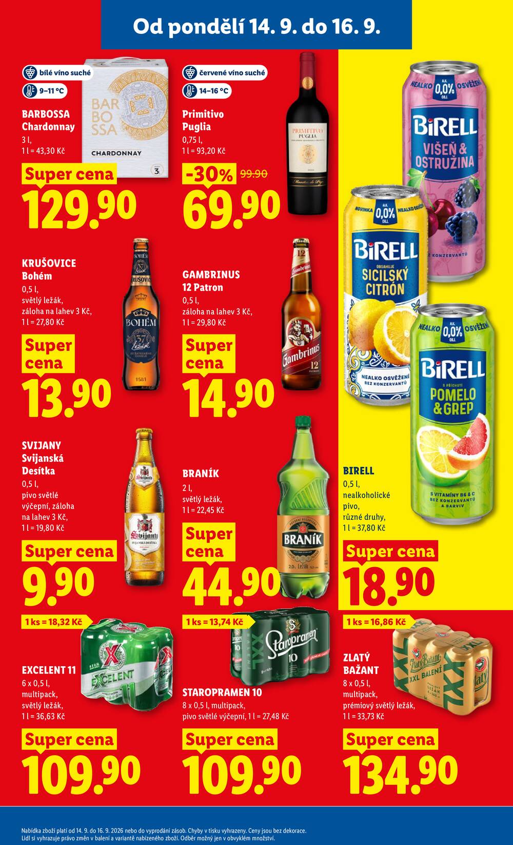 Lidl od 14.9. do 16.9.2026