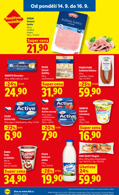 Lidl od 14.9. do 16.9.2026