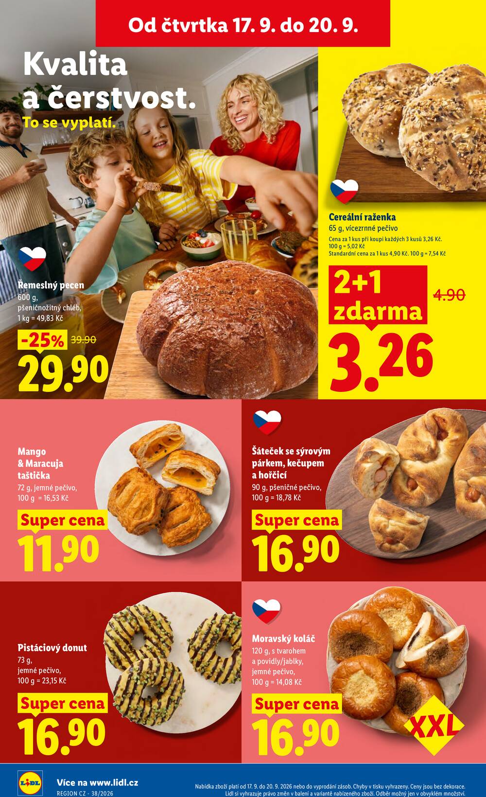 Lidl Čtvrtek od 17.9. do 20.9.2026