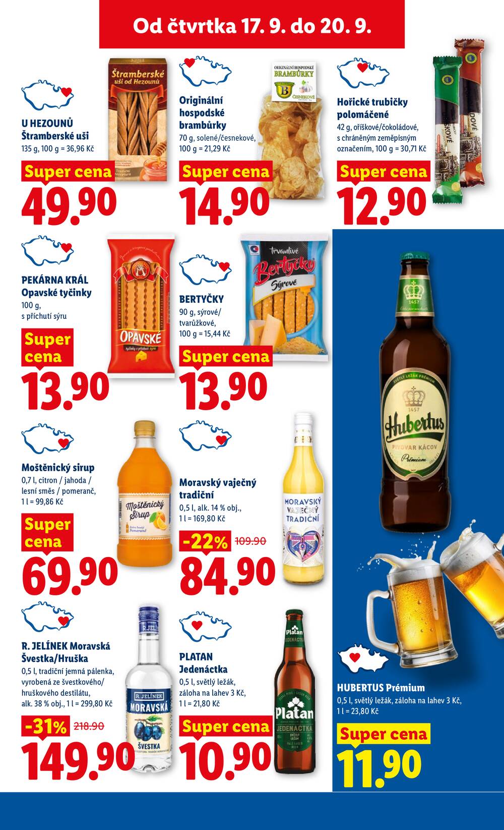 Lidl Čtvrtek od 17.9. do 20.9.2026
