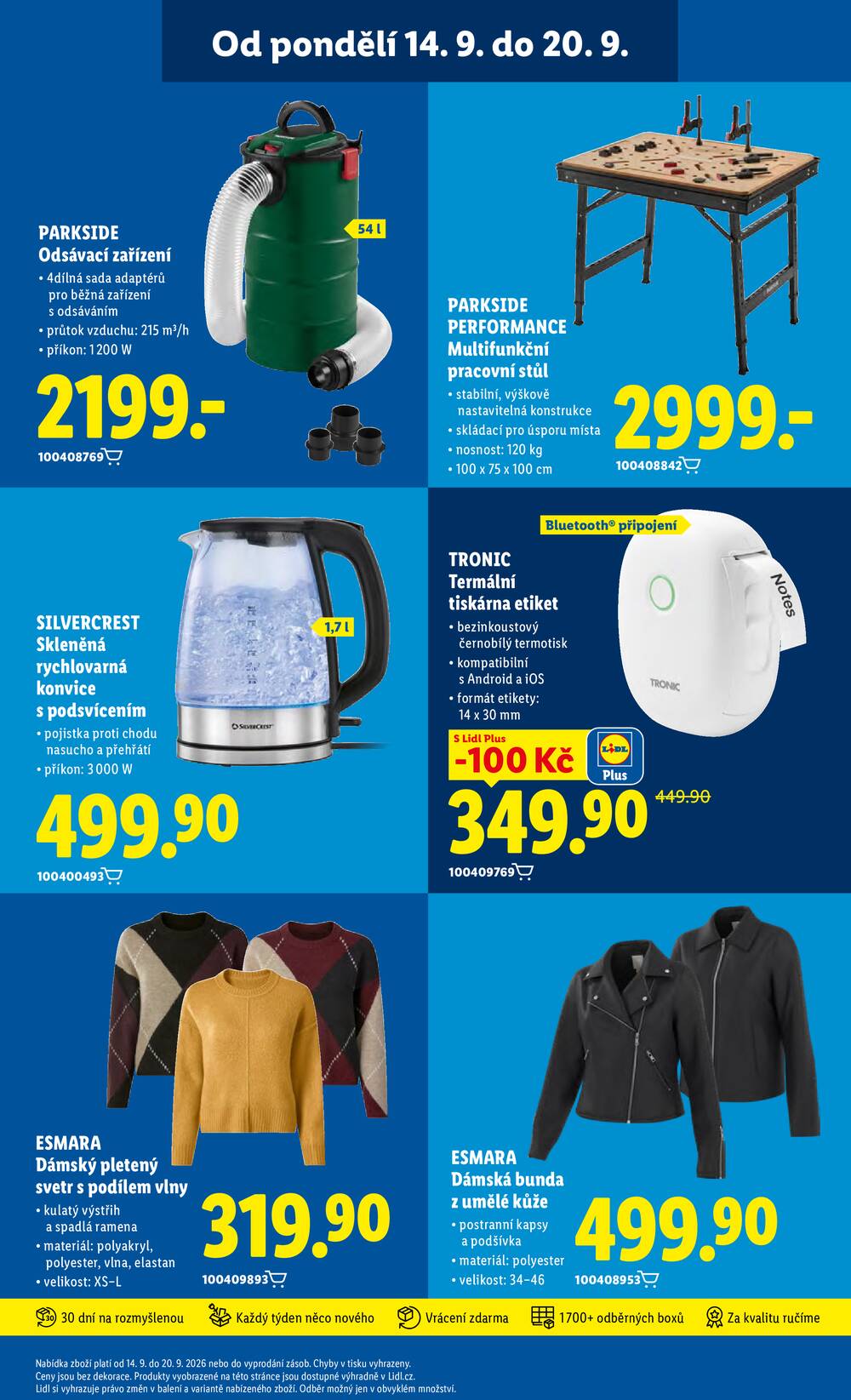 Leták Lidl - Lidl Čtvrtek od 17.9. do 20.9.2026 - strana 41 Leták Lidl - Lidl Čtvrtek od 17.9. do 20.9.2026 - strana 41