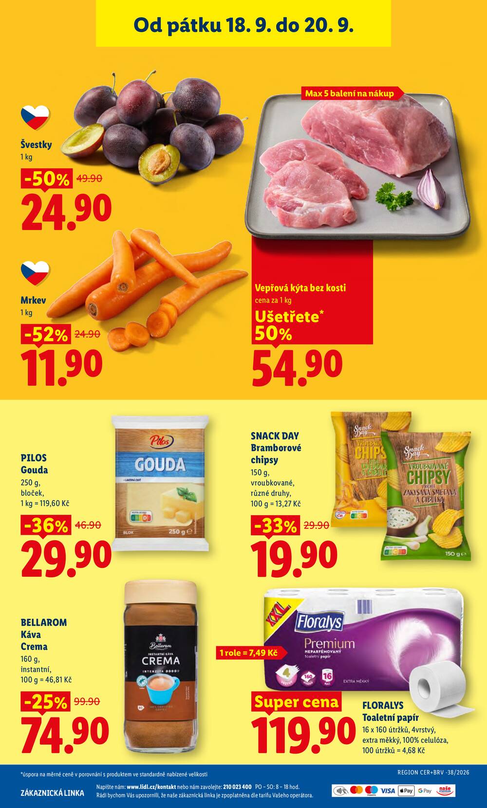 Lidl Čtvrtek od 17.9. do 20.9.2026