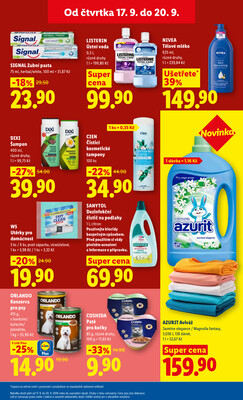 Lidl Čtvrtek od 17.9. do 20.9.2026