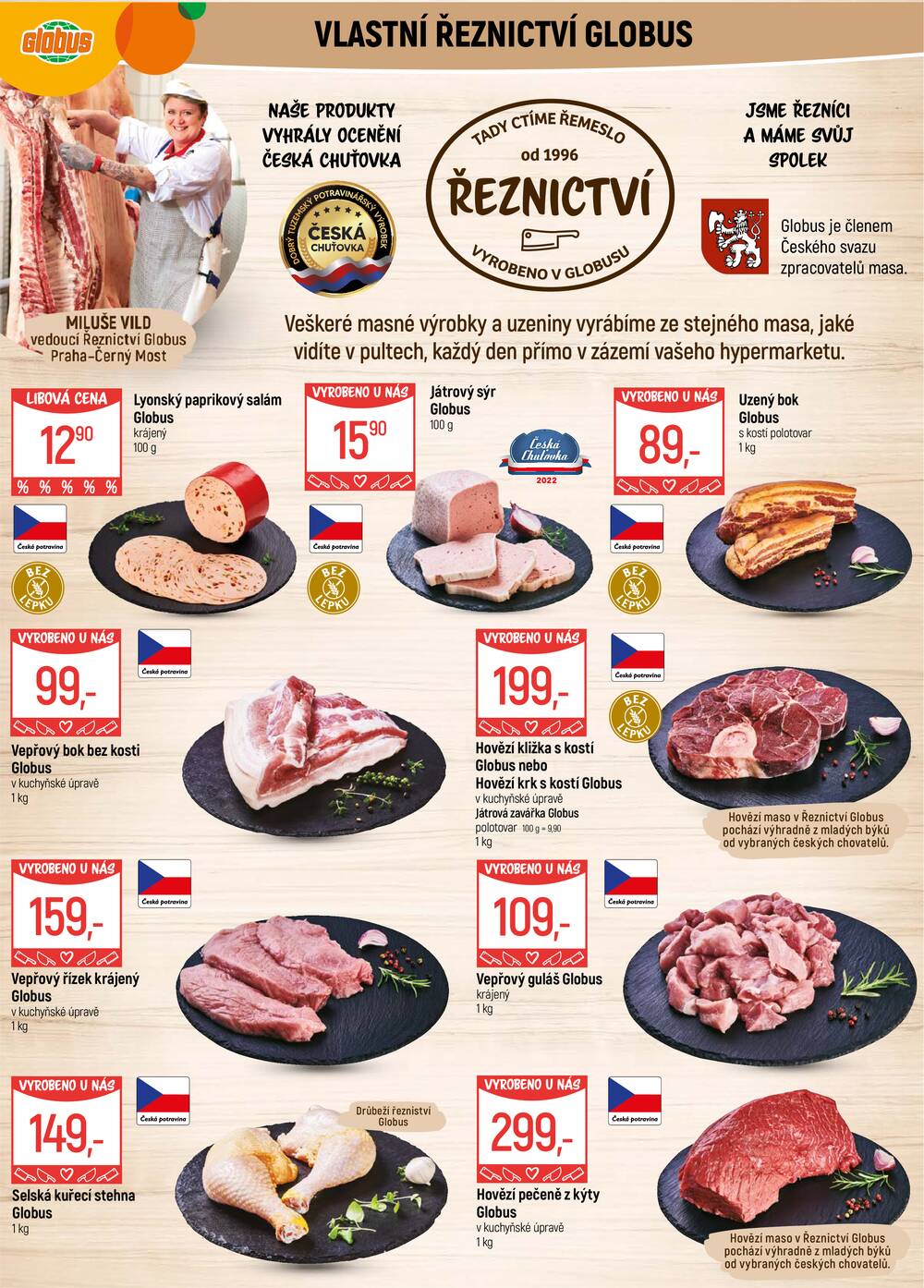 Akční leták Globus 16.9. - 22.9.2026 - Globus Praha - Centrum Černý Most