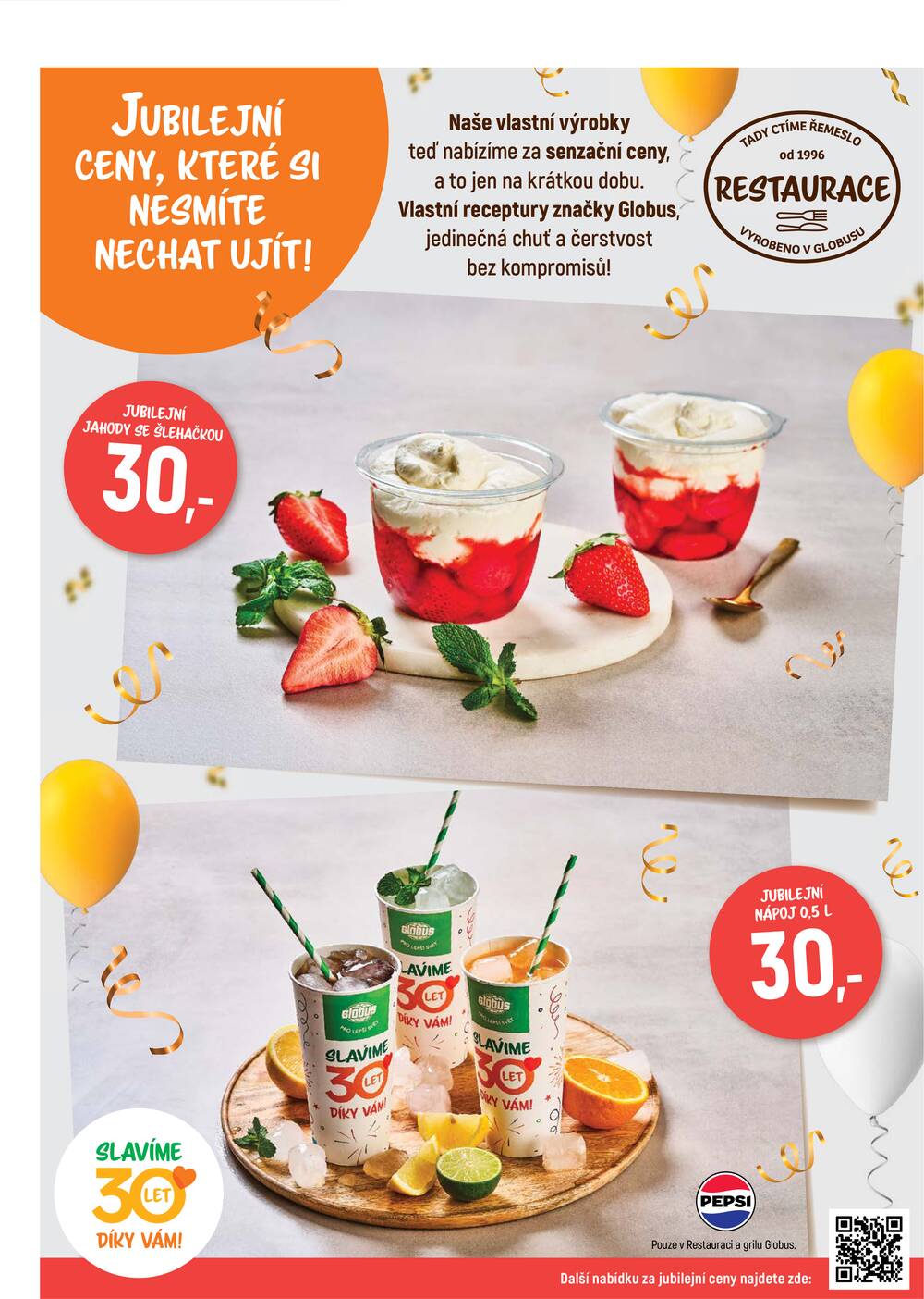 Akční leták Globus 16.9. - 22.9.2026 - Globus Praha - Čakovice