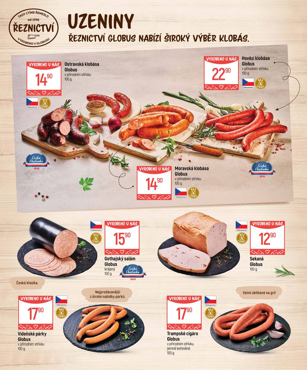 Leták Globus - Akční leták Globus 16.9. - 4.10.2026 - Globus Olomouc - strana 6