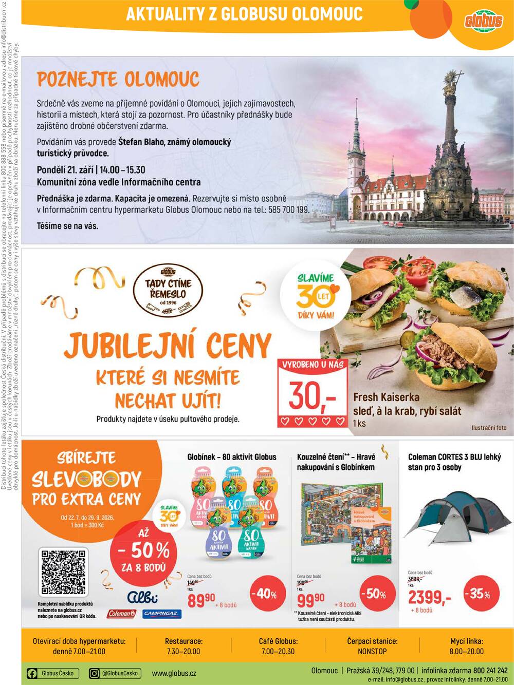 Leták Globus - Akční leták Globus 16.9. - 22.9.2026 - Globus Olomouc - strana 34