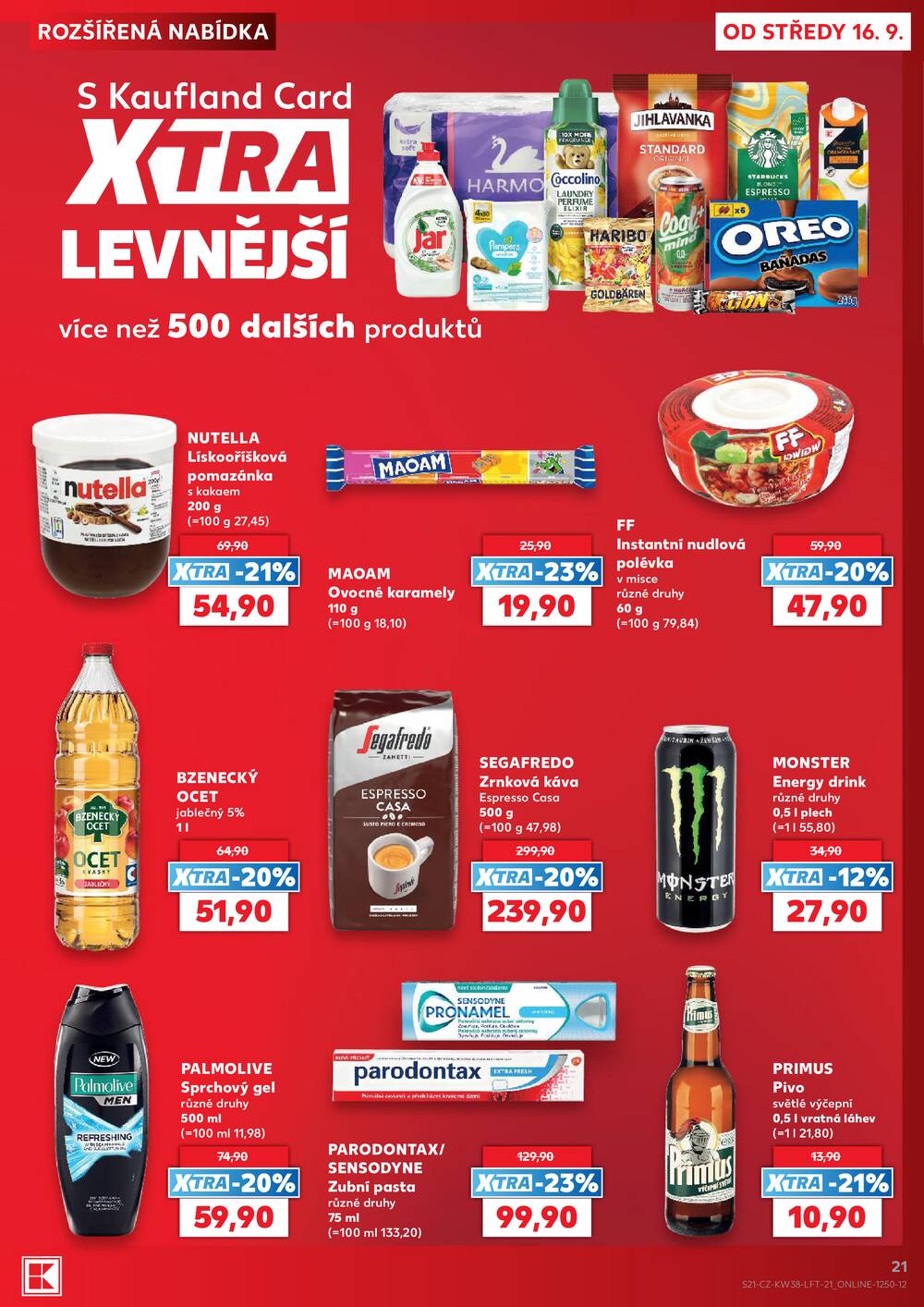 Kaufland 16.9. - 22.9. - Kaufland - Veselí nad Lužnicí - Budějovická