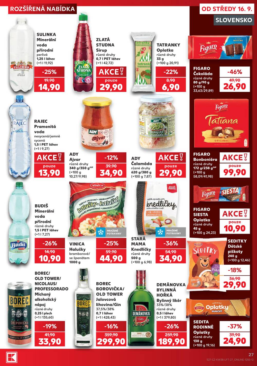 Kaufland 16.9. - 22.9. - Kaufland - Teplice (Čs. Dobrovolců)