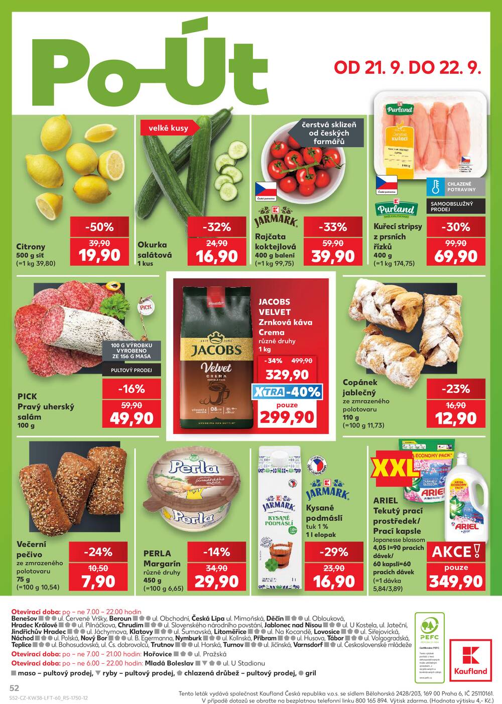 Kaufland 16.9. - 22.9. - Kaufland - Teplice (Čs. Dobrovolců)