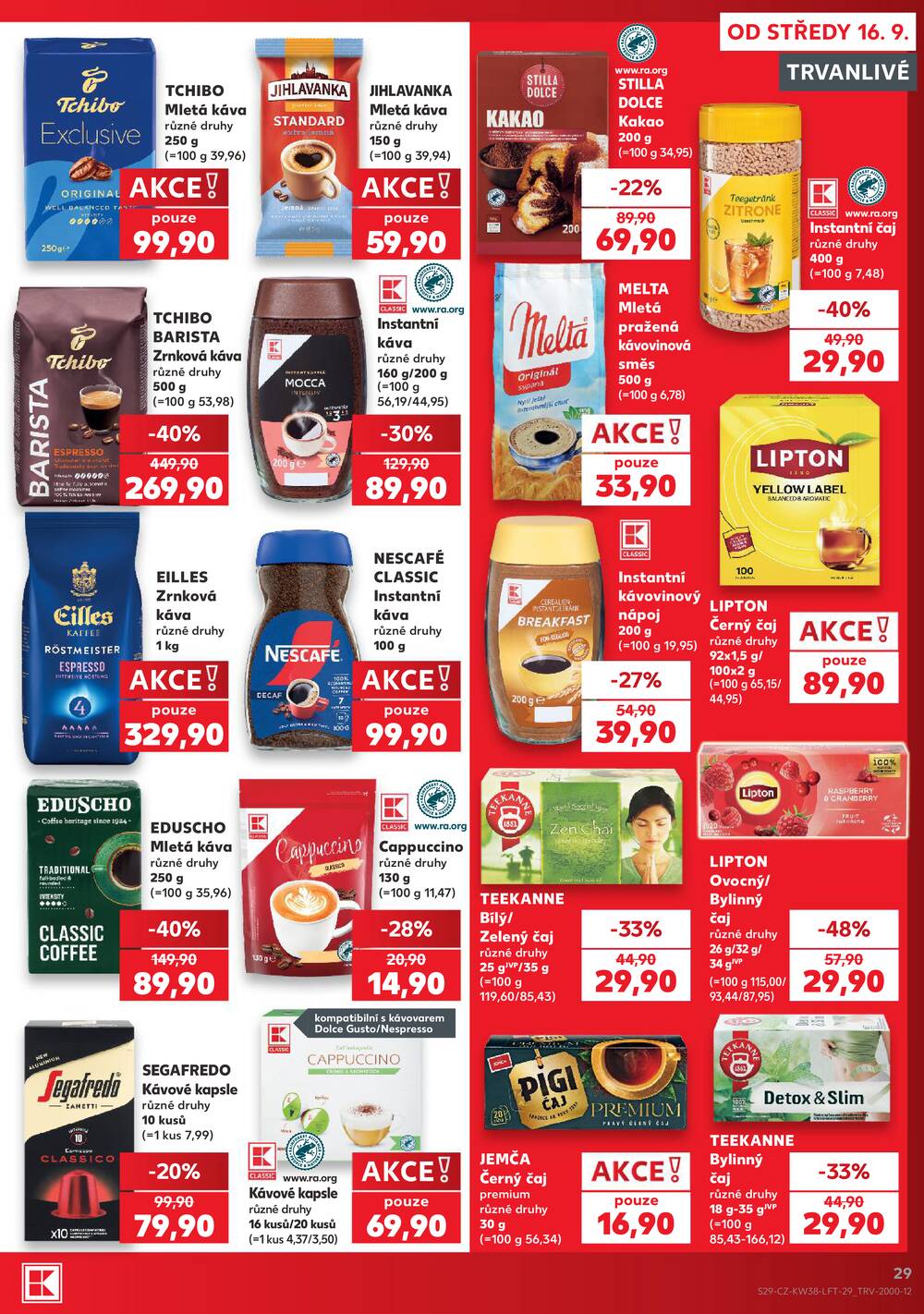 Kaufland 16.9. - 22.9. - Kaufland - Třinec - Lyžbice