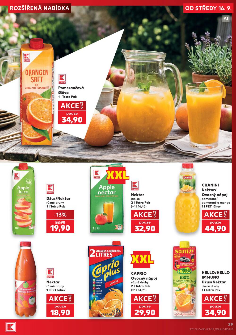 Kaufland 16.9. - 22.9. - Kaufland - Kuřim