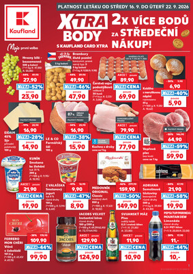 Leták Kaufland 16.9. - 22.9. - Kaufland - Frýdek Místek