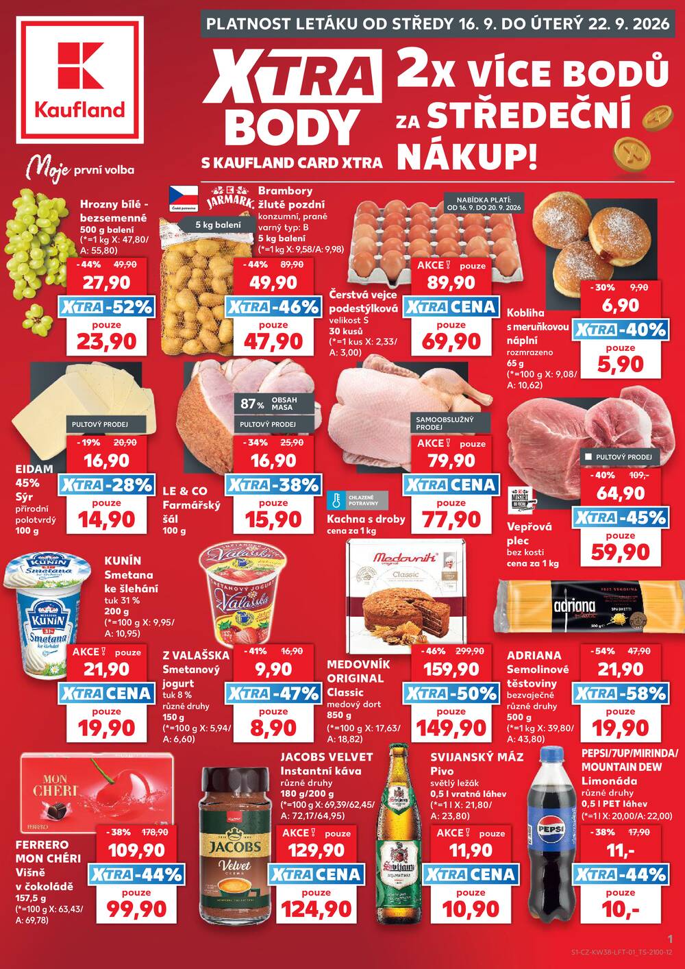 Kaufland 16.9. - 22.9. - Kaufland - Pardubice (Bělehradská)