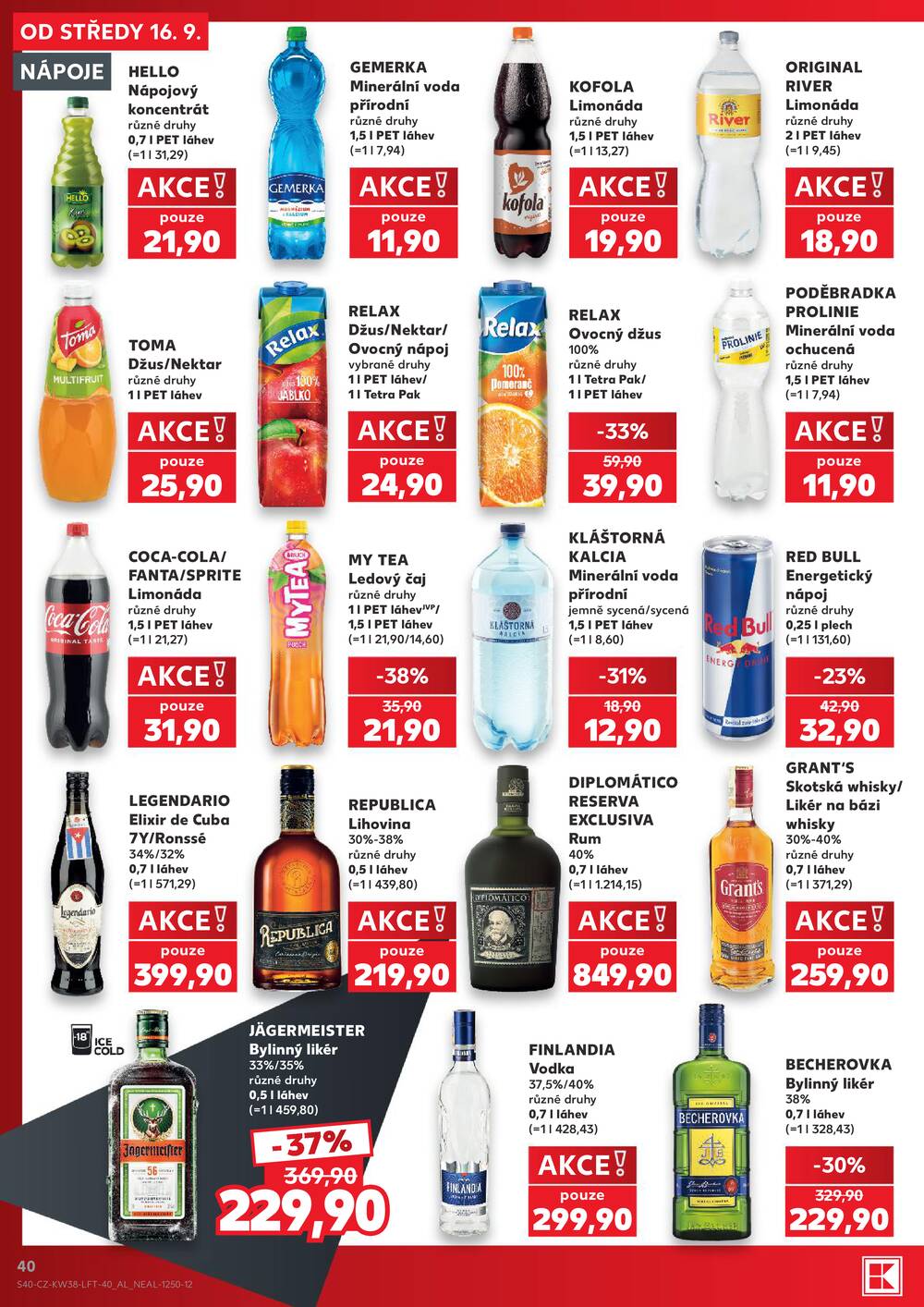 Kaufland 16.9. - 22.9. - Kaufland - Praha 8 (Malý Klín)