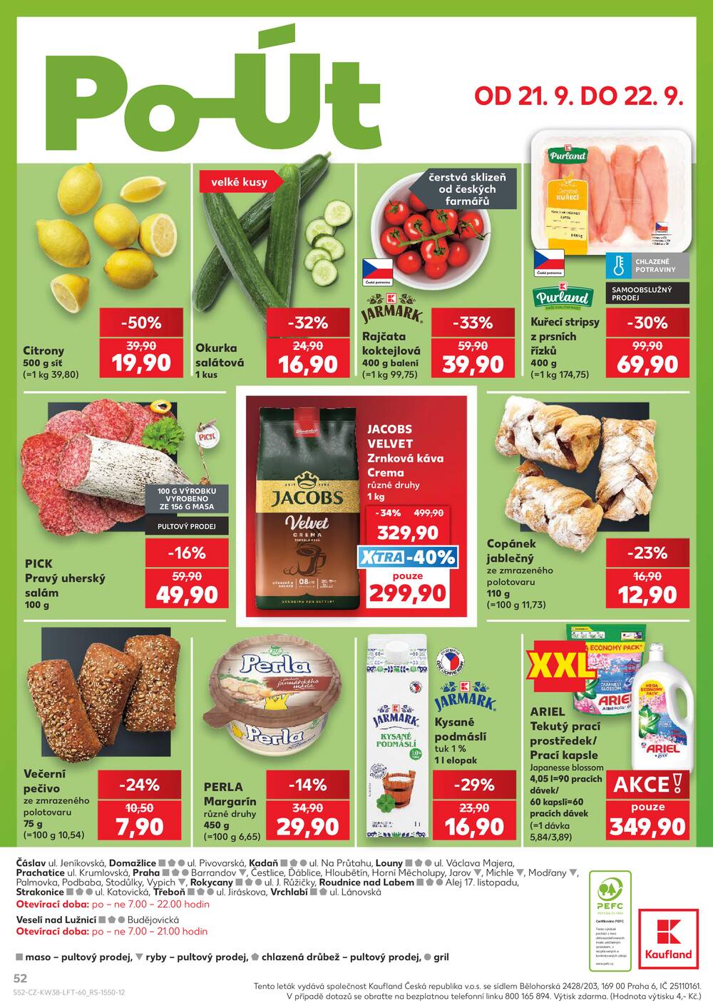 Kaufland 16.9. - 22.9. - Kaufland - Praha 8 (Malý Klín)