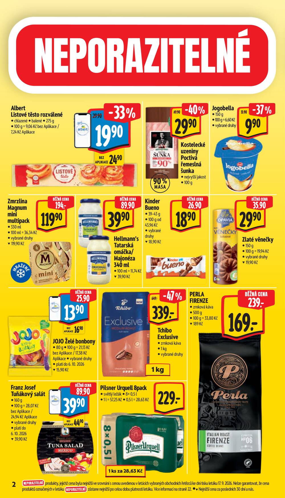 Albert Supermarket od 23.9. do 29.9.2026