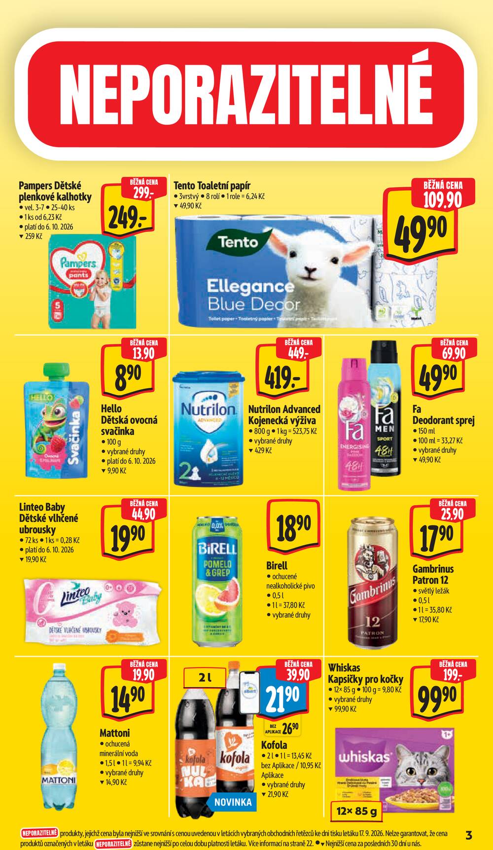 Albert Supermarket Jihomoravský od 23.9. do 29.9.2026