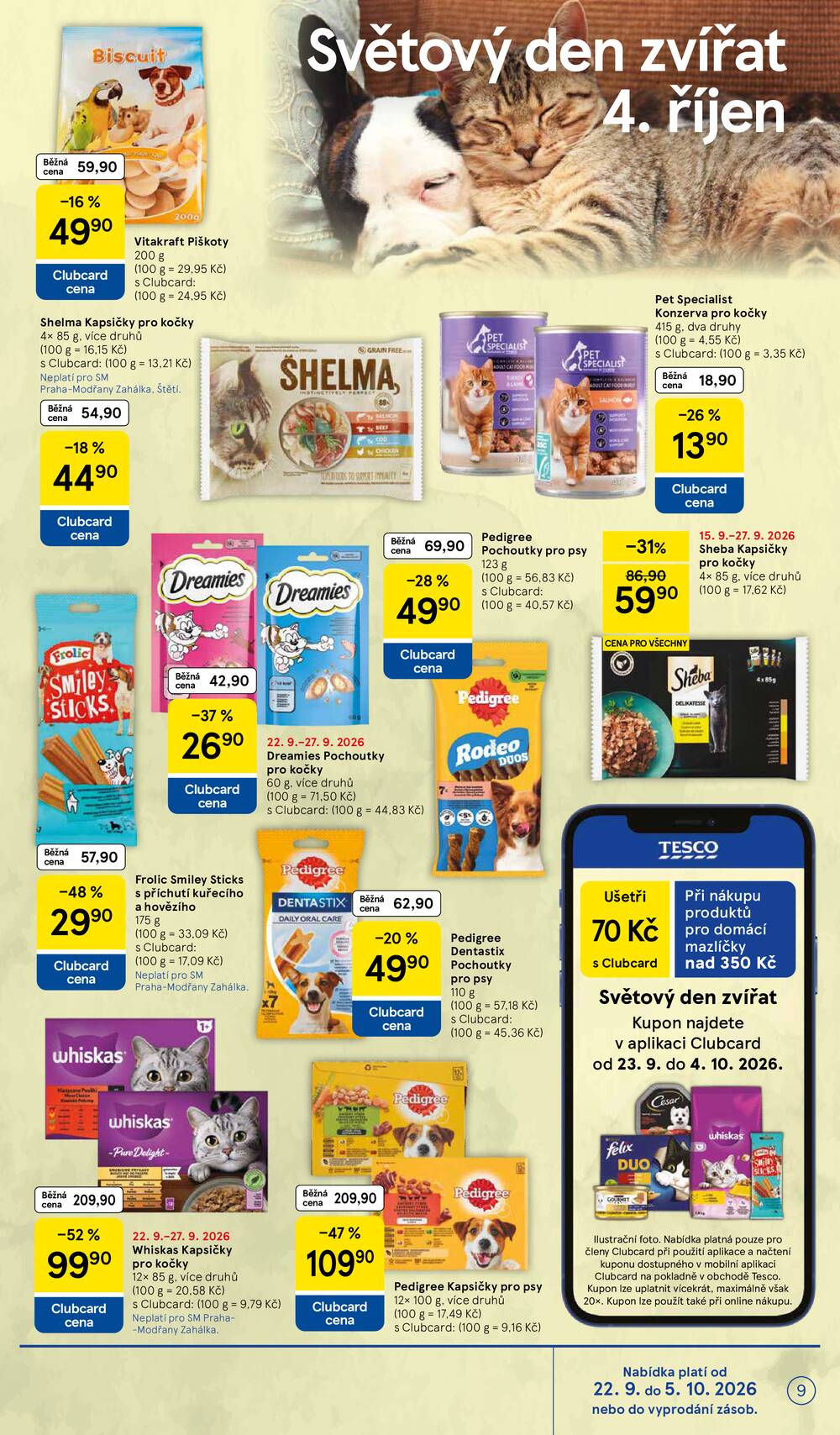 Leták Tesco - Tesco supermarkety od 23.9. do 29.9.2026 - strana 9 Leták Tesco - Tesco supermarkety od 23.9. do 29.9.2026 - strana 9