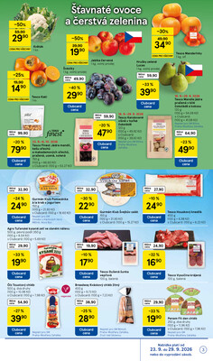 Tesco supermarkety od 23.9. do 29.9.2026