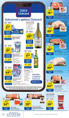 Tesco supermarkety od 23.9. do 29.9.2026