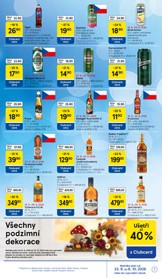 Tesco supermarkety od 23.9. do 29.9.2026