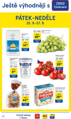 Tesco supermarkety od 23.9. do 29.9.2026
