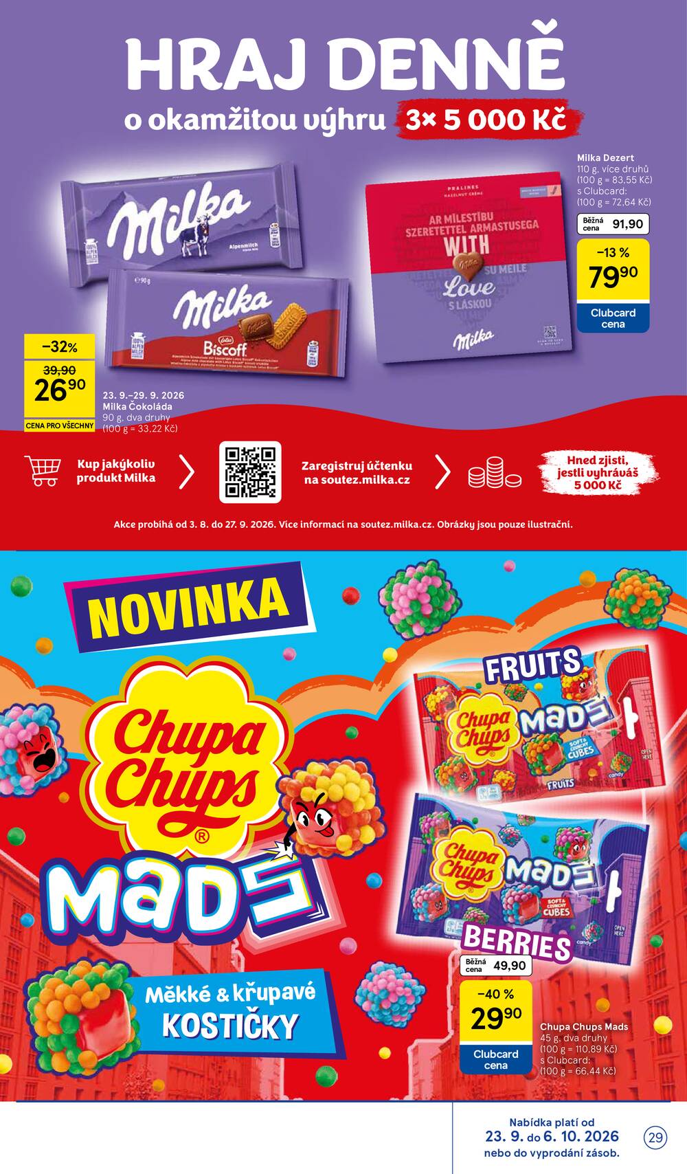 Leták Tesco - Tesco hypermarkety od 23.9. do 29.9.2026 - strana 29 Leták Tesco - Tesco hypermarkety od 23.9. do 29.9.2026 - strana 29