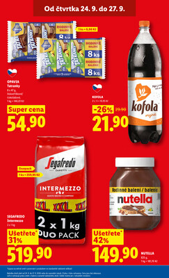 Lidl Čtvrtek od 24.9. do 27.9.2026