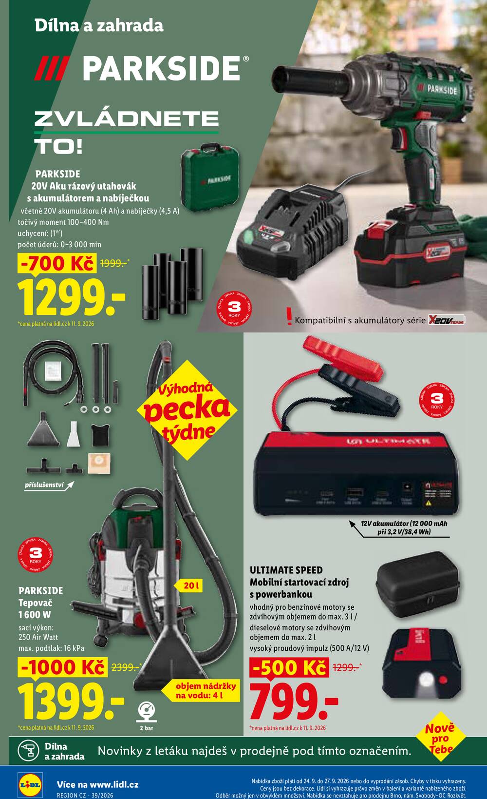 Leták Lidl - Lidl Spotřební zboží 21.9. - 27.9. - strana 10