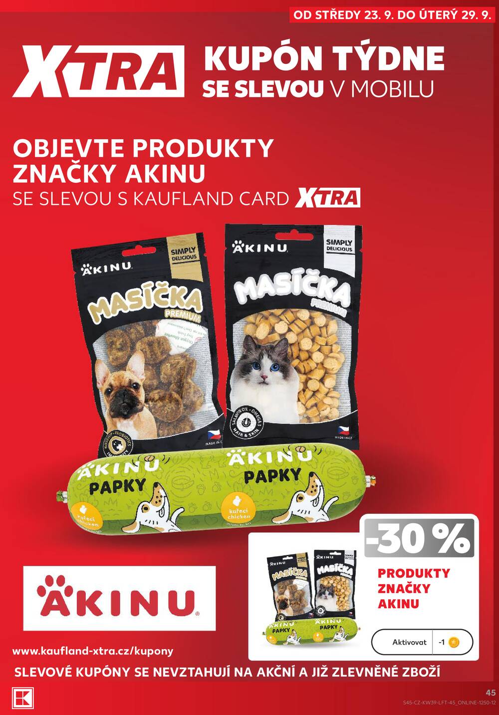 Kaufland 23.9. - 29.9. - Kaufland - Louny