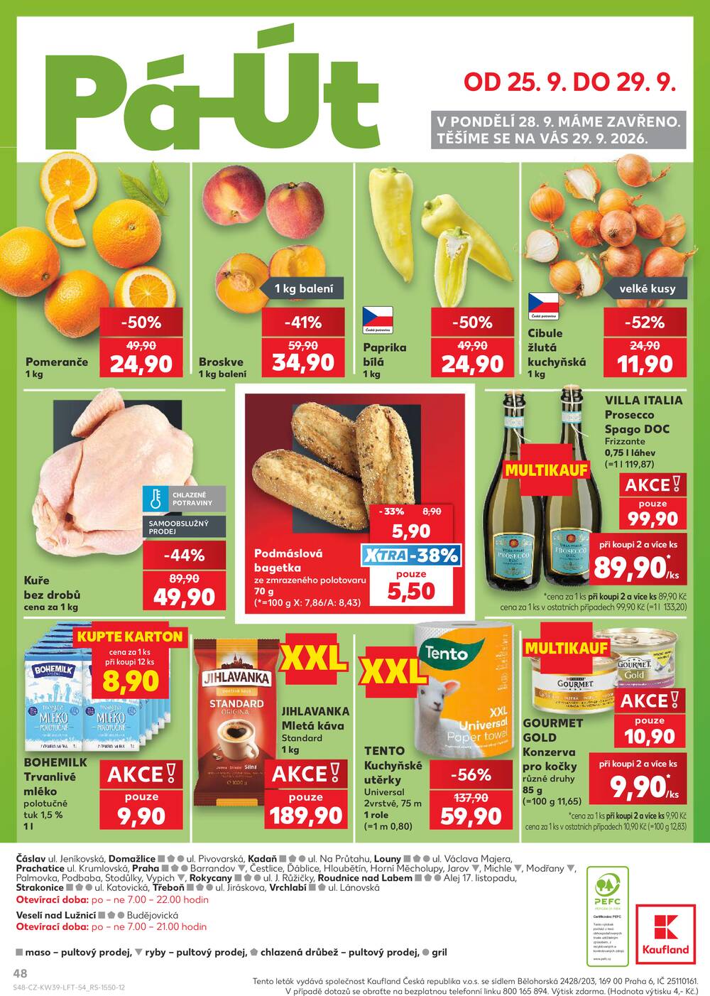 Kaufland 23.9. - 29.9. - Kaufland - Louny
