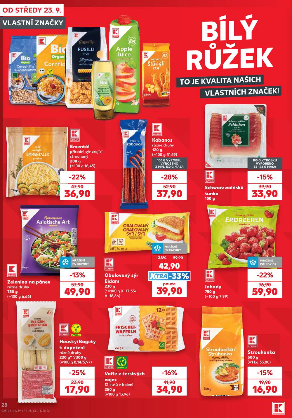 Kaufland 23.9. - 29.9. - Kaufland - Praha - Horní Měcholupy