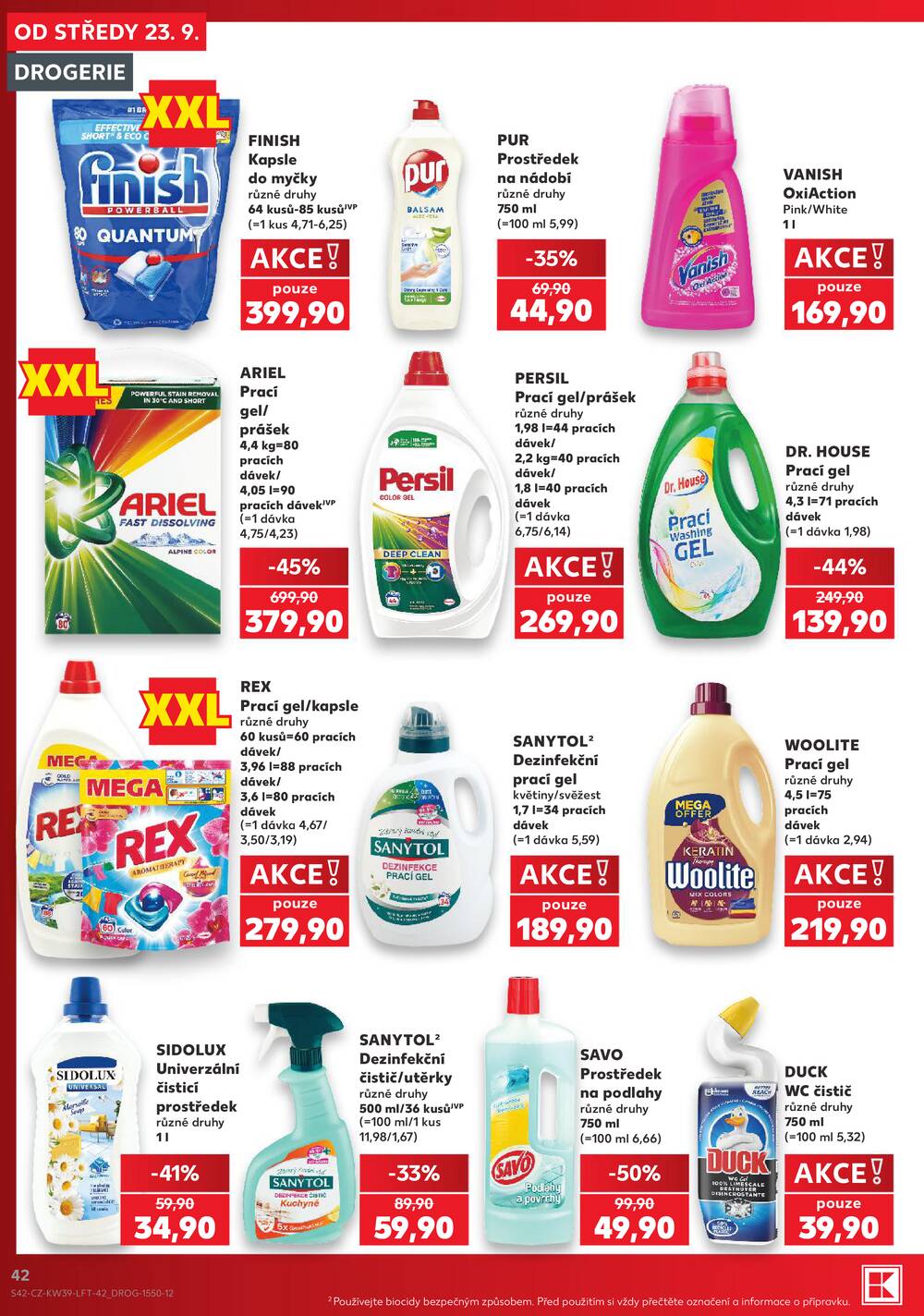 Leták Kaufland - Kaufland 23.9. - 29.9. - Kaufland - Rokycany - strana 42 Leták Kaufland - Kaufland 23.9. - 29.9. - Kaufland - Rokycany - strana 42