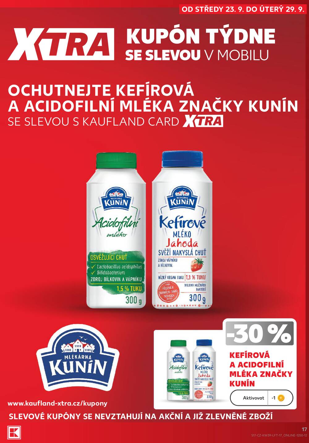 Leták Kaufland - Kaufland 23.9. - 29.9. - Kaufland - Strakonice - strana 17 Leták Kaufland - Kaufland 23.9. - 29.9. - Kaufland - Strakonice - strana 17