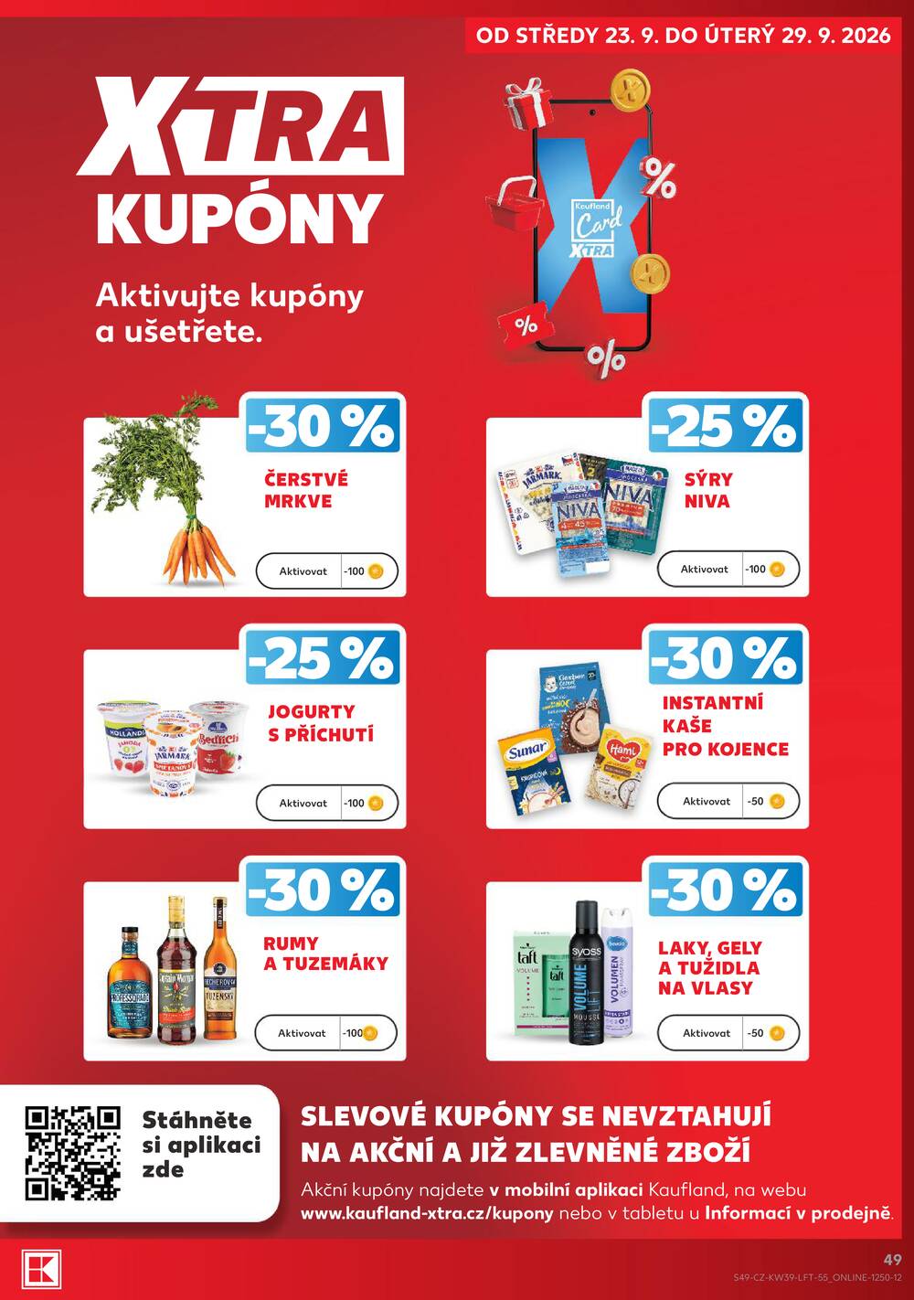 Leták Kaufland - Kaufland 23.9. - 29.9. - Kaufland - Strakonice - strana 49 Leták Kaufland - Kaufland 23.9. - 29.9. - Kaufland - Strakonice - strana 49
