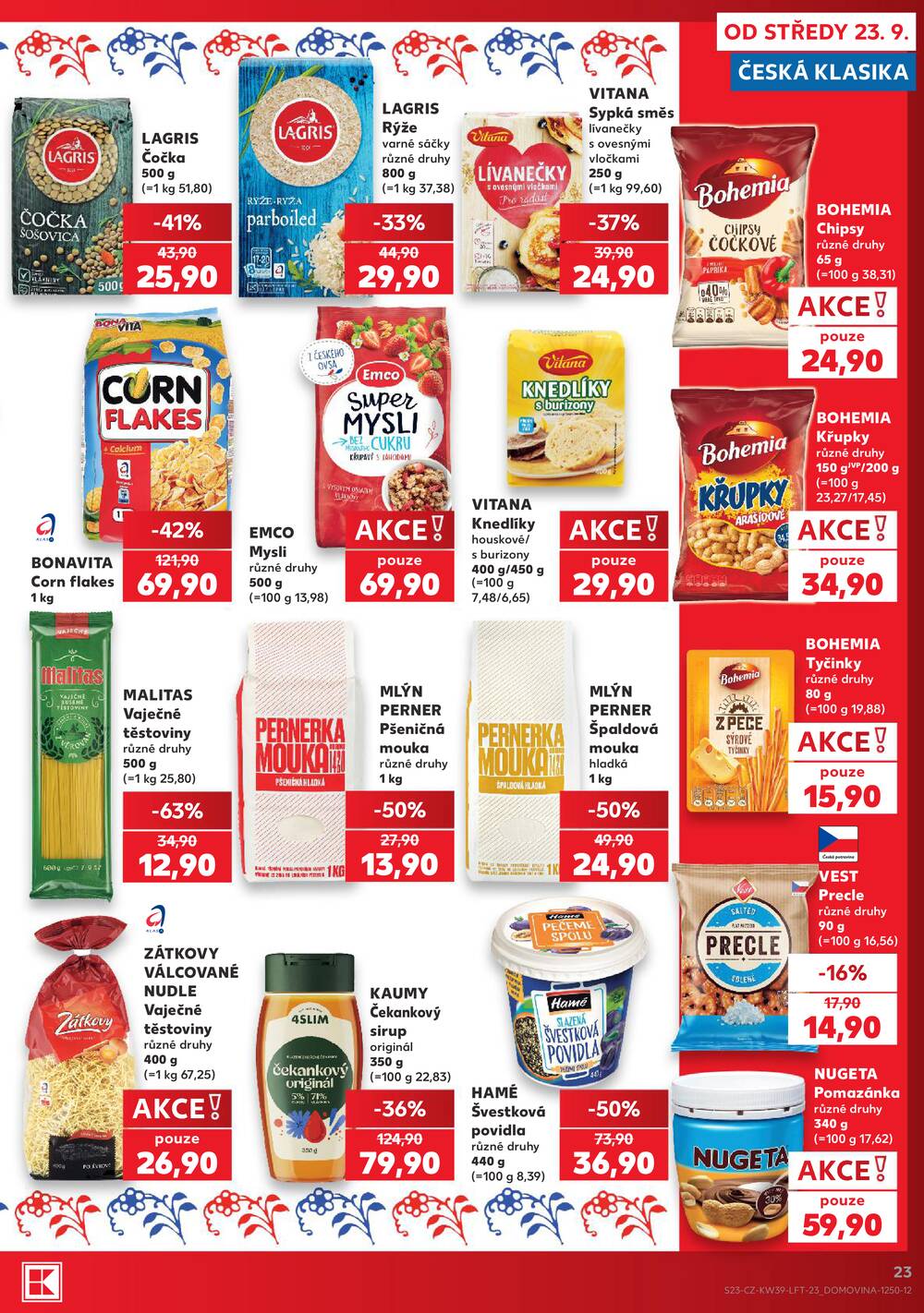 Kaufland 23.9. - 29.9. - Kaufland - Příbram