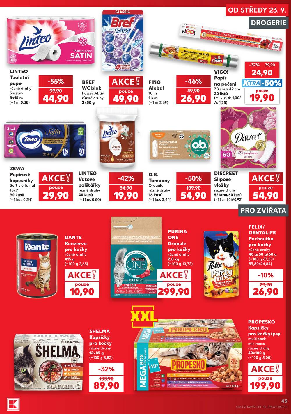 Kaufland 23.9. - 29.9. - Kaufland - Příbram