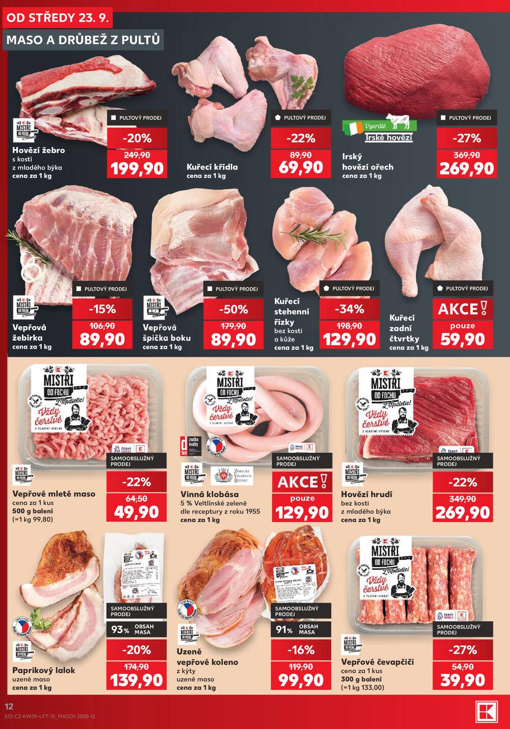 Kaufland 23.9. - 29.9. - Kaufland - Třebíč Brněnská
