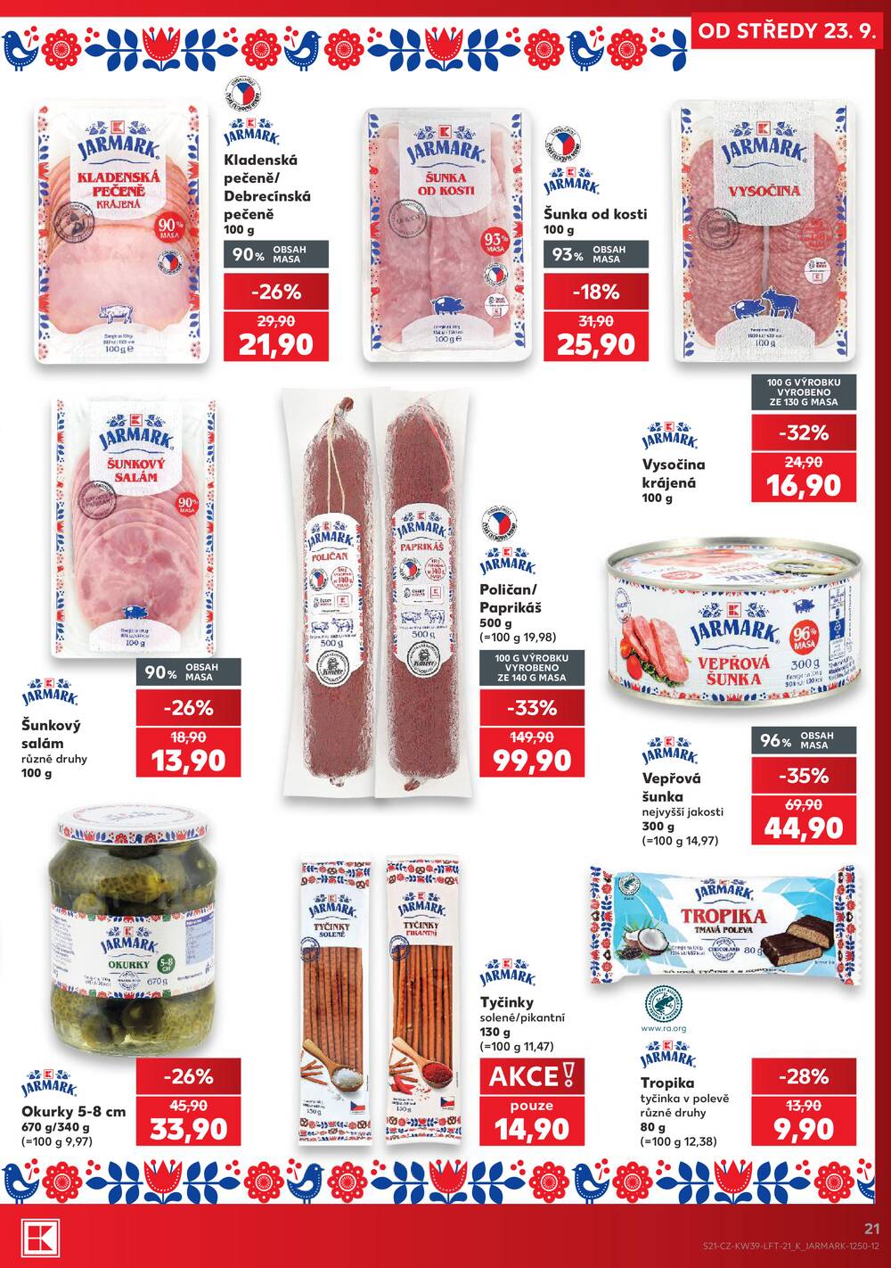 Kaufland 23.9. - 29.9. - Kaufland - Kolín