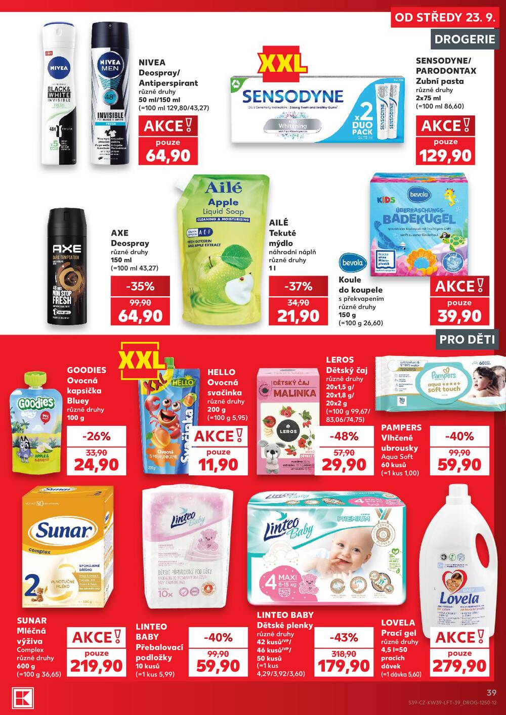Kaufland 23.9. - 29.9. - Kaufland - Kolín