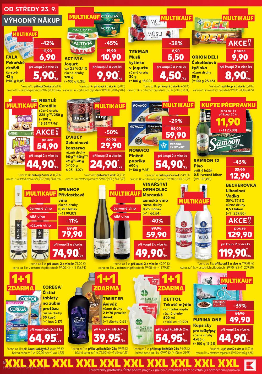 Leták Kaufland - Kaufland 23.9. - 29.9. - Kaufland Humpolec - strana 8 Leták Kaufland - Kaufland 23.9. - 29.9. - Kaufland Humpolec - strana 8