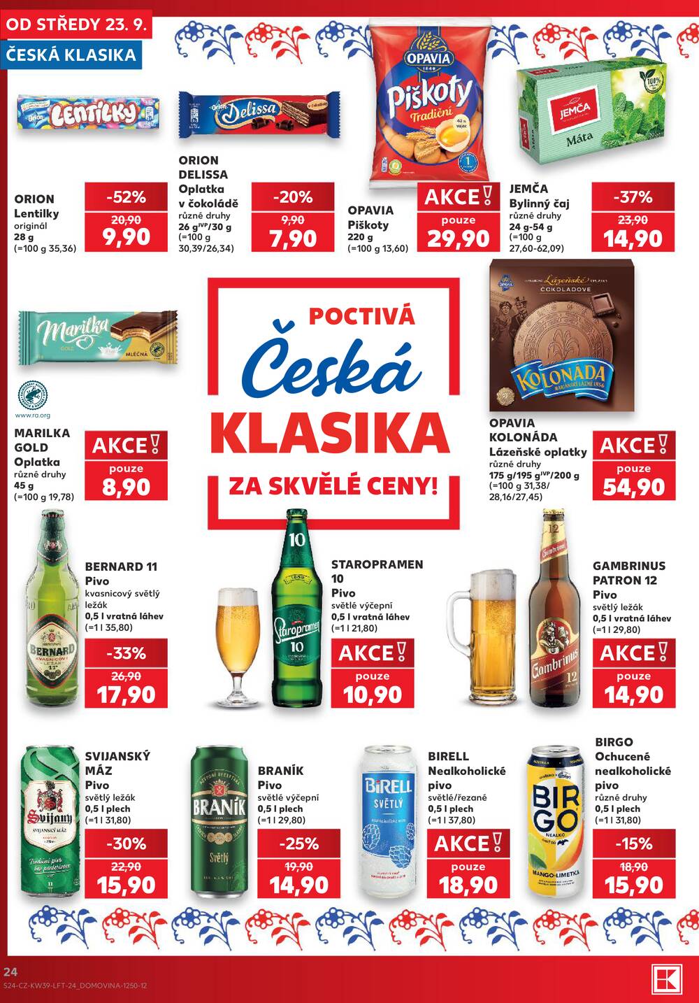 Kaufland 23.9. - 29.9. - Kaufland - Zábřeh na Moravě