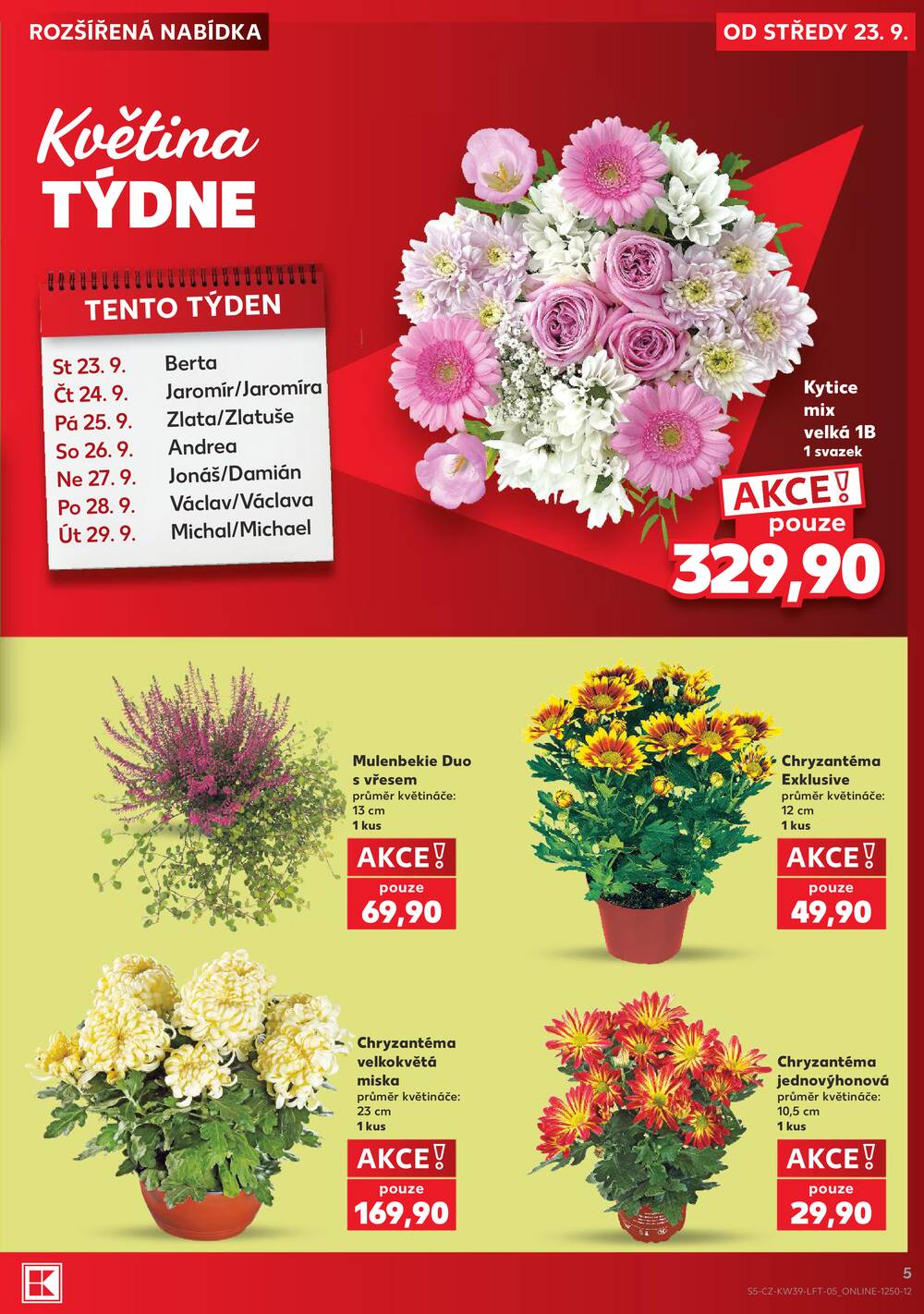 Kaufland 23.9. - 29.9. - Kaufland - Praha 8 (Malý Klín)